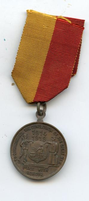 South Africa Peace Medal 1919