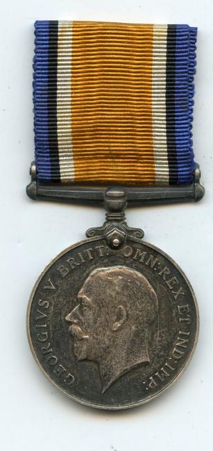 British War Medal 1914-18 to Pte Anthony McNulty Royal Scots Fusiliers