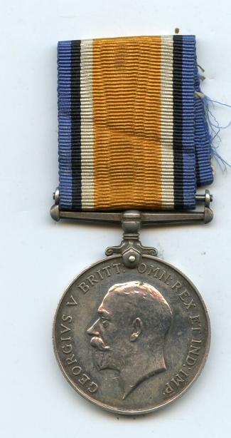 British War Medal 1914-18  To Pte James Jenkins Cameron Highlanders