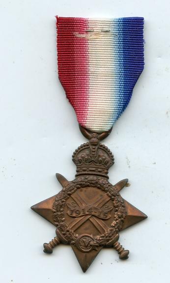 1914-15 Star To  Cpl Gilbert Wood West Riding Regiment
