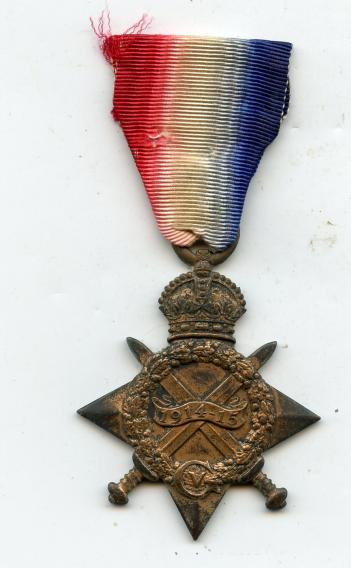 1914-15 Star To Pte H Webb East Lancashire Regiment