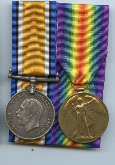 British War & Bi- Lingual South African  Victory Medals Pair to Corporal J. S. McChesney, South African Miscellaneous Trades Company