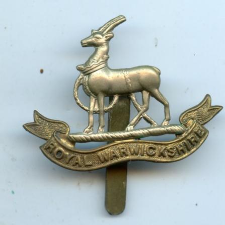 The Royal Warwickshire Regiment  Cap Badge