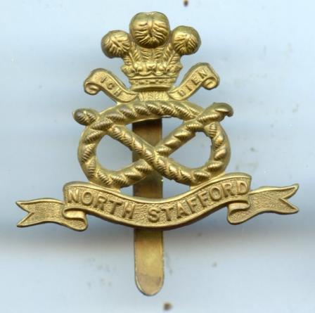 The North Staffordshire Regiment Cap Badge