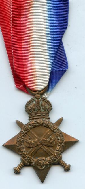 1914-15 Star To Pte Thomas Williams. Cheshire Regiment