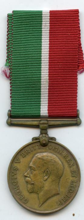 Mercantile Marine War Medal 1914-18 To John Robert Johnnidis ( Born Manchester )