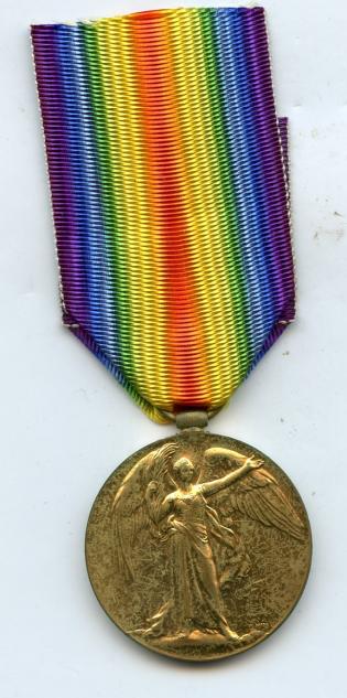 Victory Medal To Cpl Peter H Cram 20th Hussars