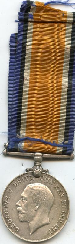 British War Medal 1914-18 To Pte Simeon Willis. Royal Berkshire Regiment