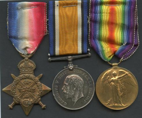 1914 Mons Trio World War One Medals To Pte Arthur William Neil, 3rd &11th Hussars