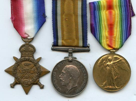 1914 Trio Of Medals to Shoeing Smith  Horace Clark. 16th Lancers