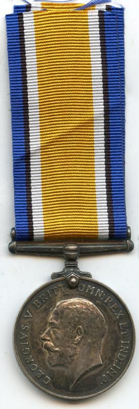 British War Medal 1914-18 To Pte Hugh Sutherland, Royal Scots