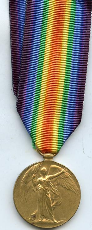 Victory Medal To Pte Lionel J Taylor, Royal West Kent Regiment