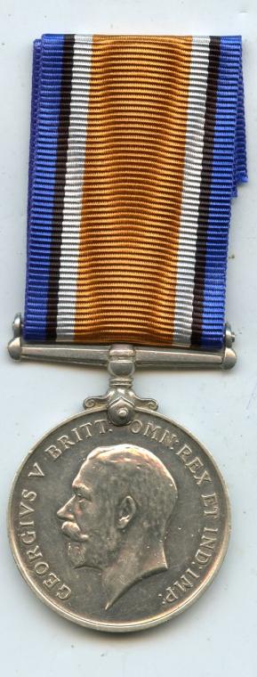 British War Medal 1914-18 To Pte David Ferguson, Argyll & Sutherland Highlanders