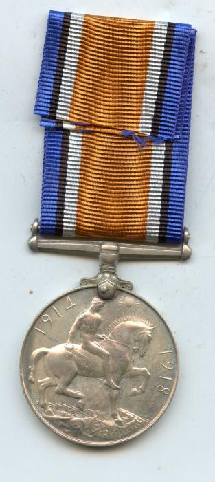British War Medal 1914-18 To Pte David Ferguson, Argyll & Sutherland Highlanders