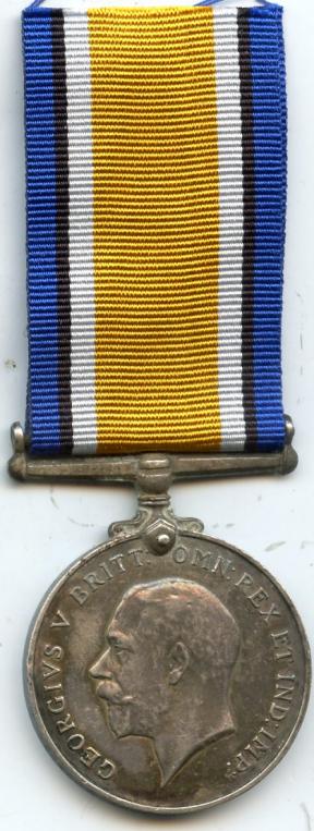 British War Medal 1914-18 To Gunner Charles Nodder, Royal Artillery