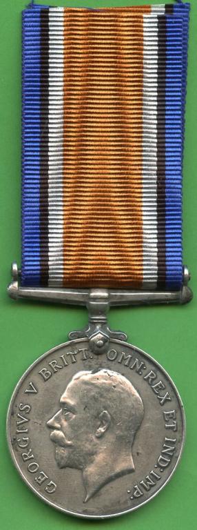 British War Medal 1914-18 To Pte Alfred W. Chittenden, Kings Royal Rifle Corps