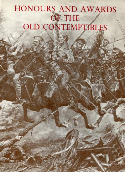Honours and Awards of The Old Contemptibles Book