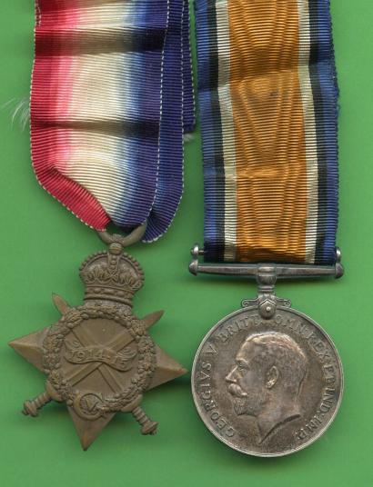 1914-15 Star & British War Medal To Canteen Manager William Emmett, HMS Cochrane
