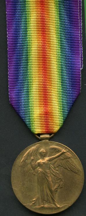 Victory Medal 1914-1919 To Pte Arthur Briggs, Lincolnshire Regiment