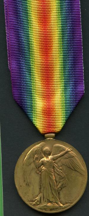 Victory Medal 1914-1919 To Pte James Broadway Wiltshire Regiment