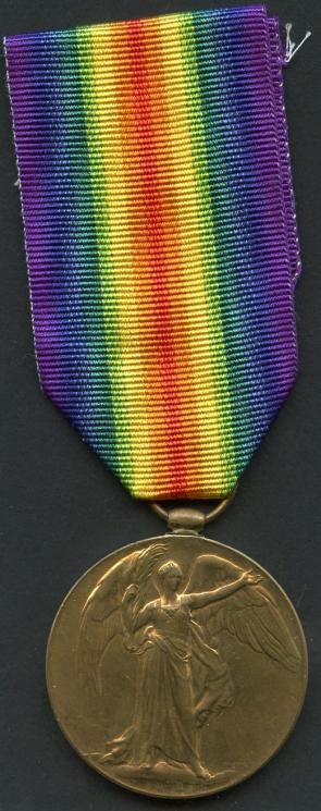 Victory Medal 1914-1919 To Pte Louis Curtis, Army Service Corps