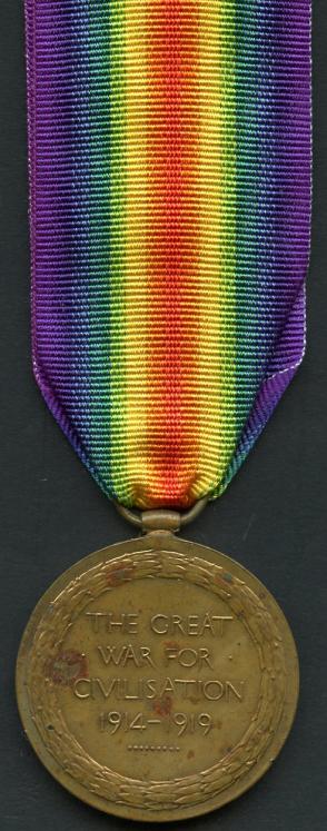 Victory Medal 1914-1919 To Pte Donald Ferguson, Royal West Kent Regiment