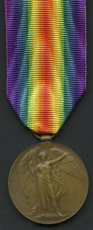 Victory Medal 1914-1919 To Pte James Aspinall, Hampshire Regiment