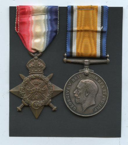 1914 Star & British War Medal To W.O.Cl 2 William Rush MSM. Army Service Corps