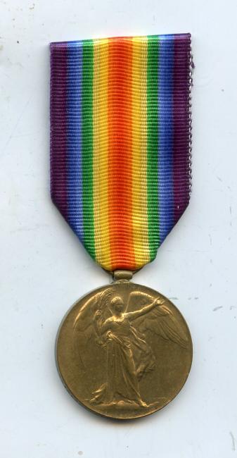 Victory Medal 1914-1919 To Driver William Charlton   , Army Service Corps