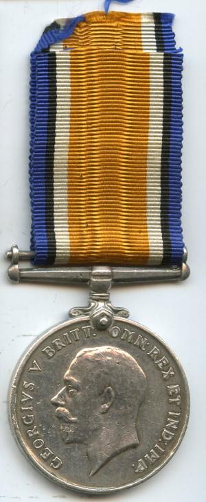British War Medal 1914-18 To Pte James Fleming Frew, Argyll & Sutherland Highlanders