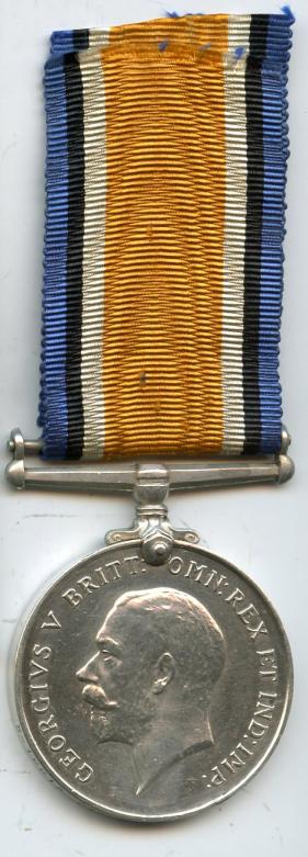British War Medal 1914-18 To Pte Henry Gillett, Argyll & Sutherland Highlanders
