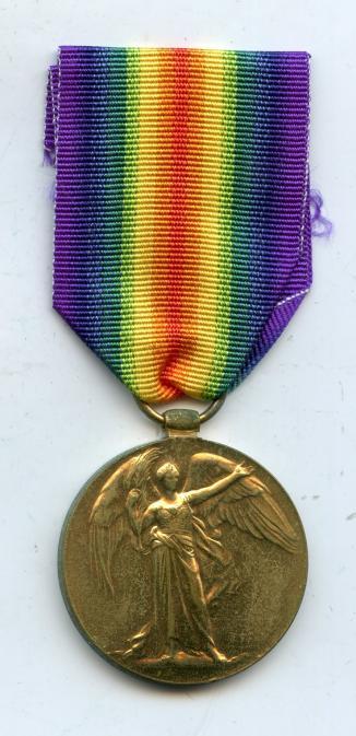 Victory Medal 1914-1919 To Sub Lieut Cyril William Brown. Royal Naval Volunteer Reserve