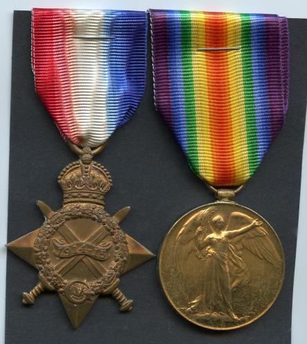 1914-15 Star & Victory Medal To Wheeler H McElroy, Royal Field Artillery
