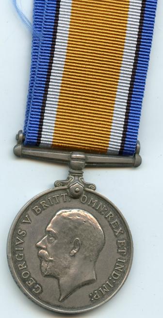 British War Medal 1914-18 To Pte Donald McIndeor, Argyll & Sutherland Highlanders
