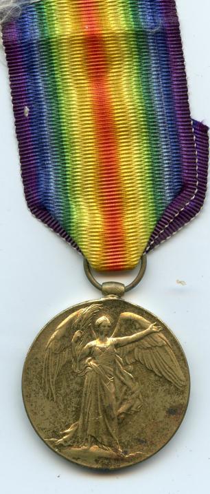 Victory Medal 1914-1919 To Pte James Simpson, 11th Bn Argyll & Sutherland Highlanders