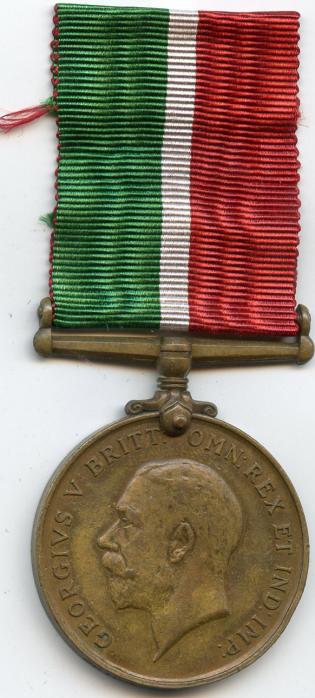 Mercantile Marine War Medal 1914-18 To Peter Sheriden