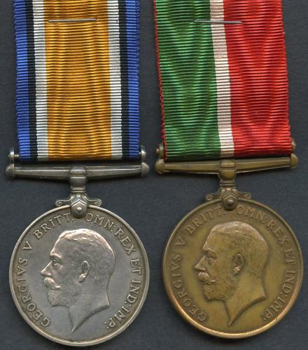 Mercantile Marine Medal Pair To William Chalmers