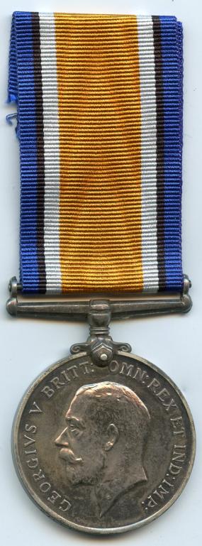 British War Medal 1914-18 To  William R Miller ,Merchant Navy