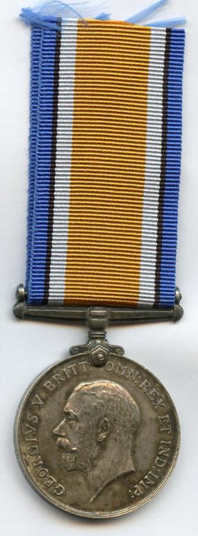 British War Medal 1914-18 To Deck Hand Alfred William Morris, Royal Naval Reserve. ( From Weymouth)