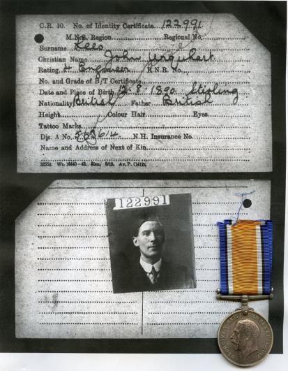 British War Medal 1914-18 To John Urquhart Less. Mercantile Marine