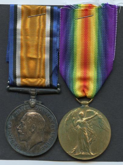 British War & Victory Medals Pair to Driver James Arthur, Royal Field Artillery
