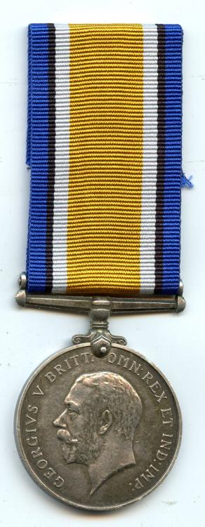 British War Medal 1914-18 To Pte George Hay, Royal Scots