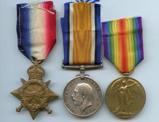 1914-15 Star Trio with Bi-Lingual Victory Medal To Pte J.K. Weitz, 4th South African Infantry Regiment (South African Scottish)