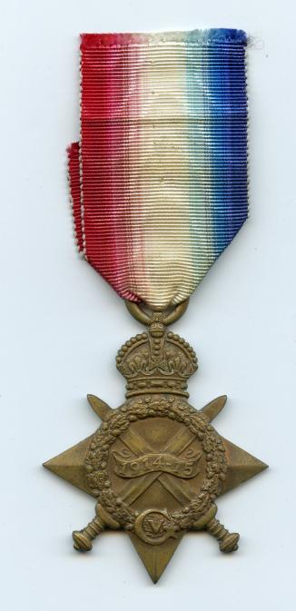 1914-15 Star To Pte  J Canning,10th Battalion of the Scottish Rifles Cameronians