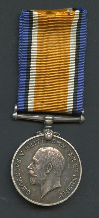 British War Medal 1914-18 To Pte William Dallas, Royal Scots Fusiliers & Oxf & Bucks.L.I.