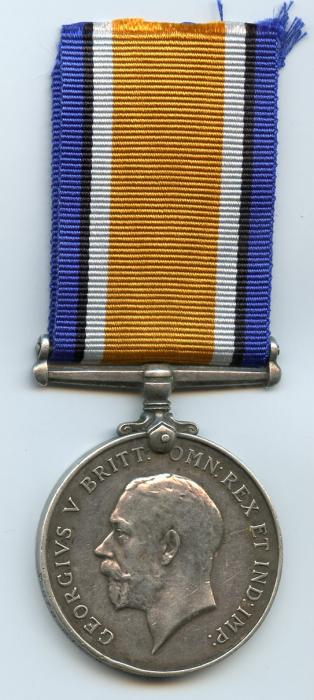 British War Medal 1914-18 To Pte William Ferguson, 10th Bn Scottish Rifles