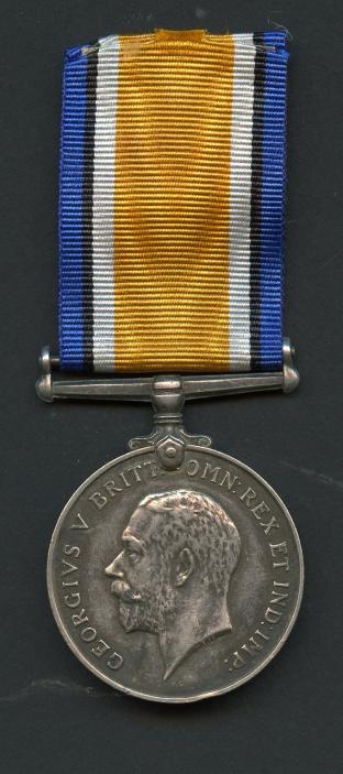 British War Medal 1914-18 To Pte John Dron , 9th Bn Scottish Rifles