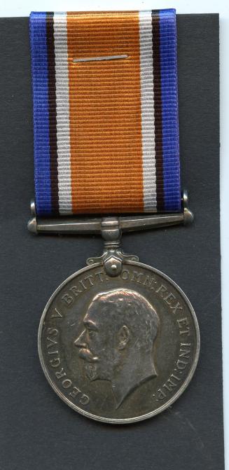 British War Medal 1914-18 To Able Seaman Frederick Samuel Greenway, Royal Navy ( From Calne in Wiltshire )