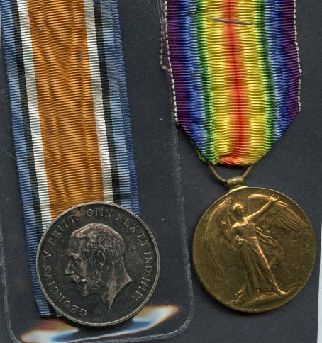 WW1 British War & Victory Medals Pair to Pte James McMillan, Cameron Highlanders