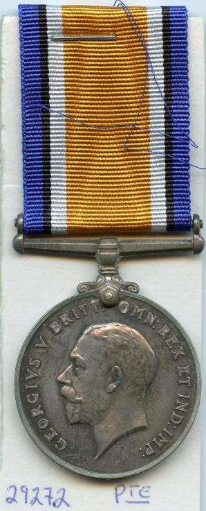 British War Medal 1914-18 To Pte George Davidson, 2nd Bn Kings Own Scottish Borderers